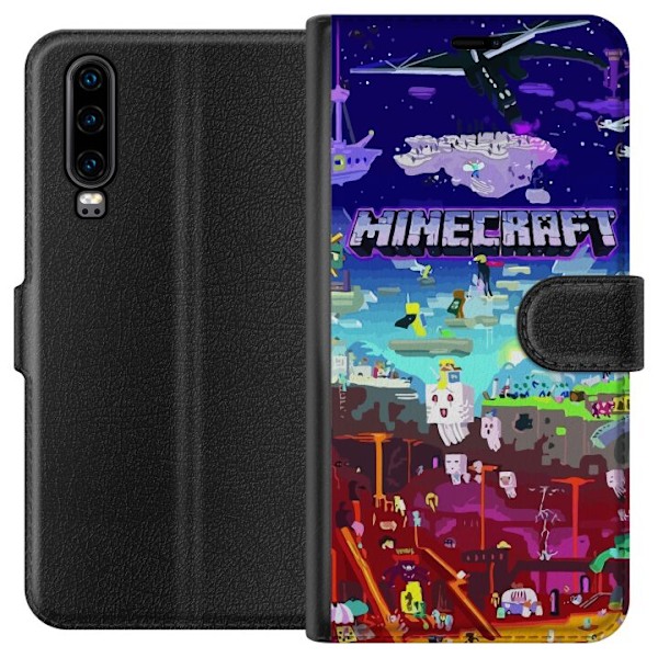 Huawei P30 Tegnebogsetui Minecraft