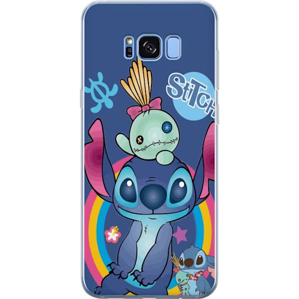 Samsung Galaxy S8 Läpinäkyvä kuori Stitch ja ystävä