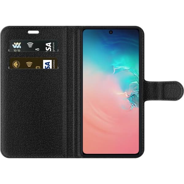 Kompatibel Tegnebogsetui til Samsung Galaxy S10 Lite KATSEYE sort