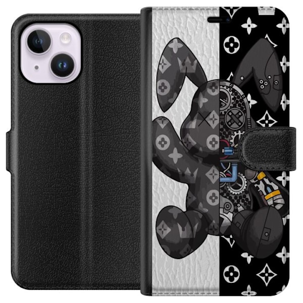 Apple iPhone 15 Plus Plånboksfodral Kanin LV