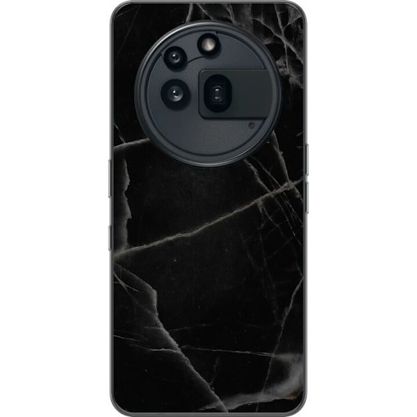 Nothing Phone (3a) Pro Gennemsigtig cover Sort marmor