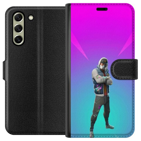 Samsung Galaxy S21 FE 5G Lompakkokotelo musta ritari fortnite