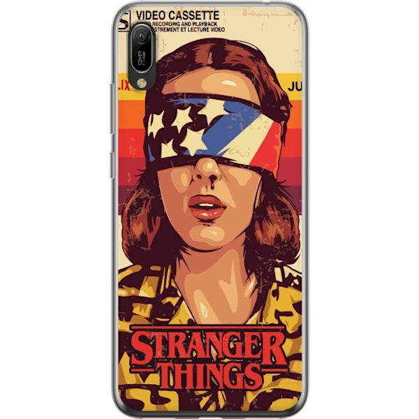 Huawei Y6 Pro (2019) Gennemsigtig cover Stranger Things VHS