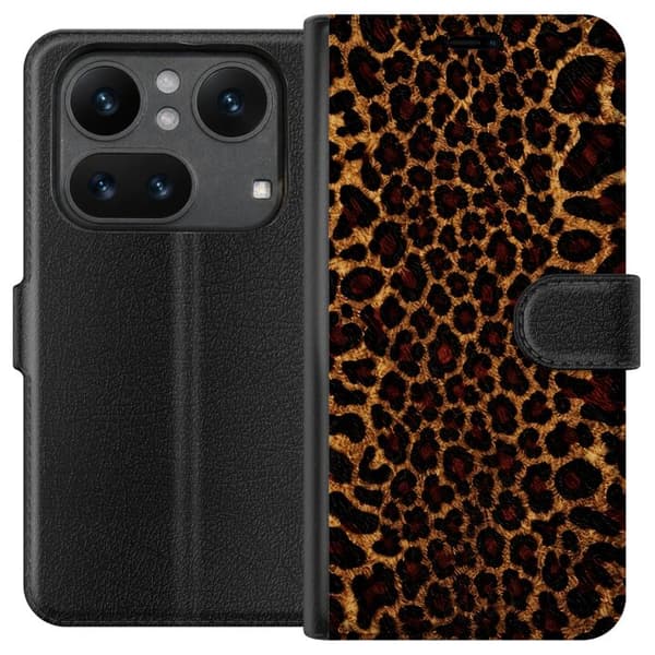 Kompatibelt Plånboksfodral till Nothing Phone 4a Pro Wild Leopard brun