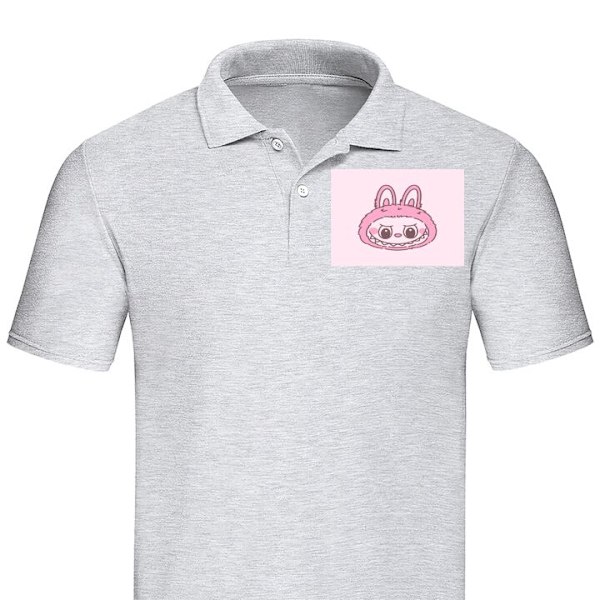 Piqué for Voksen | Elegant Piquégenser Labubu Zodiac Bunny E Grå Stor