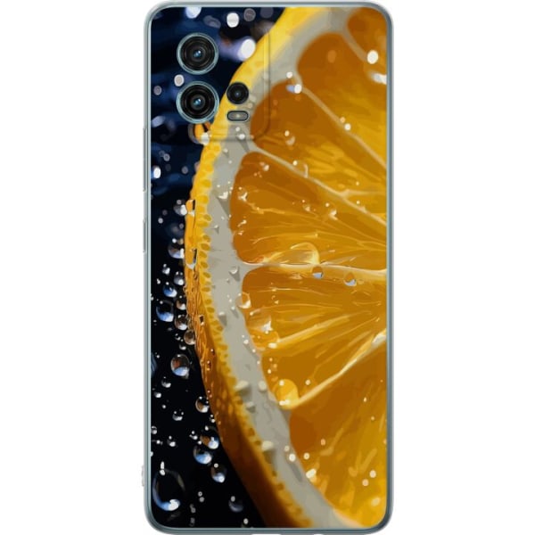 Motorola Moto G72 Genomskinligt Skal Apelsin