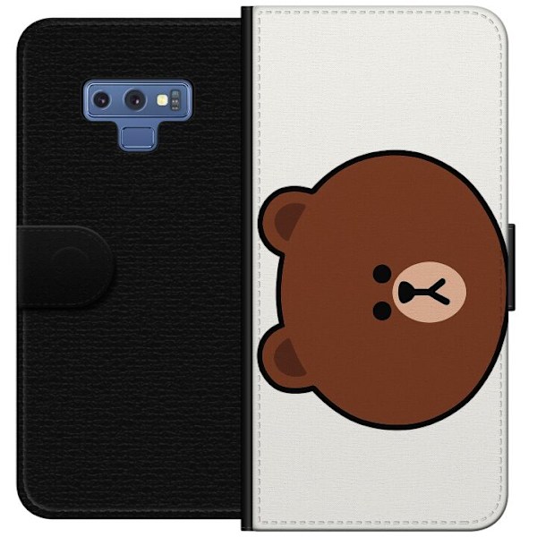 Samsung Galaxy Note9 Lommeboketui line friends brown