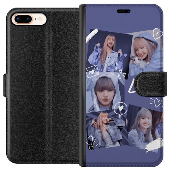 Apple iPhone 8 Plus Lommeboketui Lisa Blackpink – Aesthetic