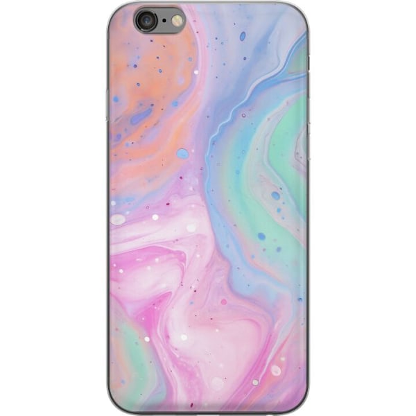 Apple iPhone 6 Plus Genomskinligt Skal Pastellmarmor