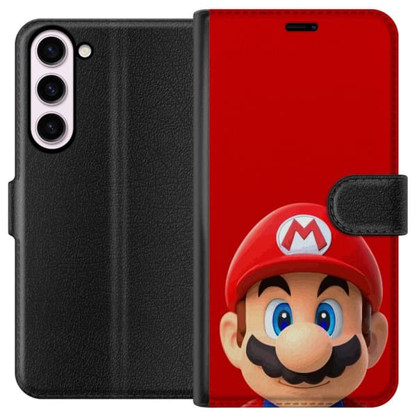 Kompatibelt Plånboksfodral till Samsung Galaxy S23+ Super Mario Bros
