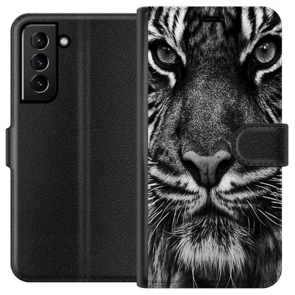 Kompatibel Tegnebogsetui til Samsung Galaxy S21+ 5G Tiger