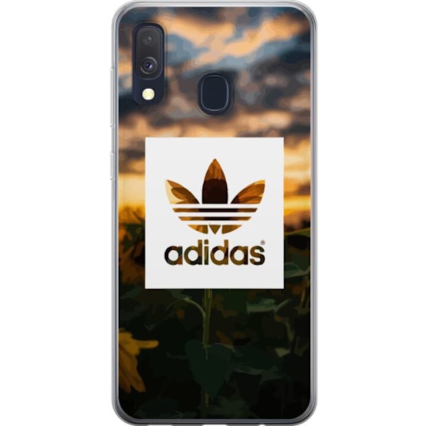 Samsung Galaxy A40 Läpinäkyvä kuori Adidas