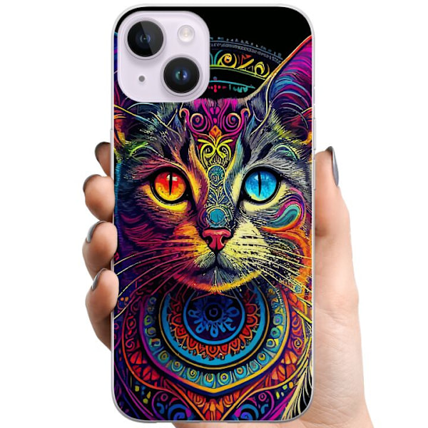 Apple iPhone 15 Plus TPU Mobildeksel Katt