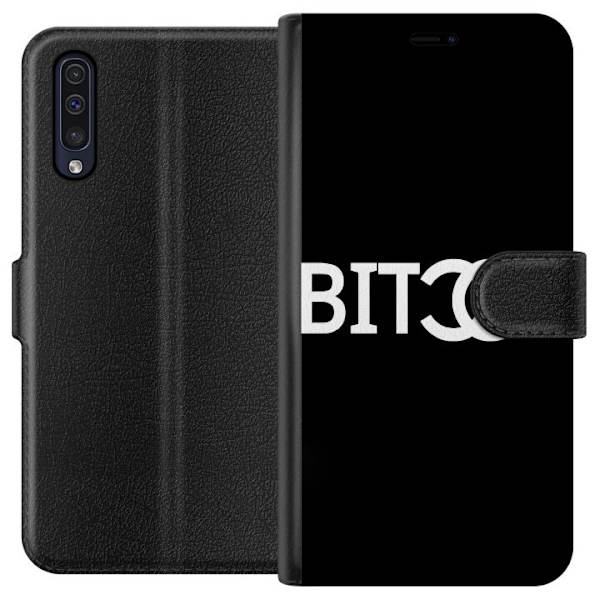 Samsung Galaxy A50 Tegnebogsetui Bitch Chanel Inspireret Streetstyle Mode Tekstmotiv Trend Ikonisk Stil Urban Design