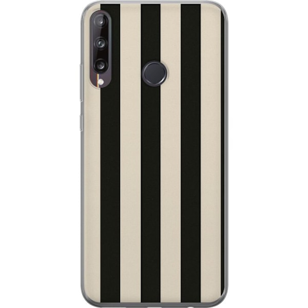 Huawei P40 lite E Genomskinligt Skal Line Flow