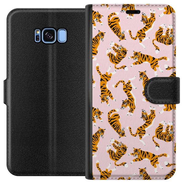 Kompatibelt Lommeboketui til Samsung Galaxy S8 tiger