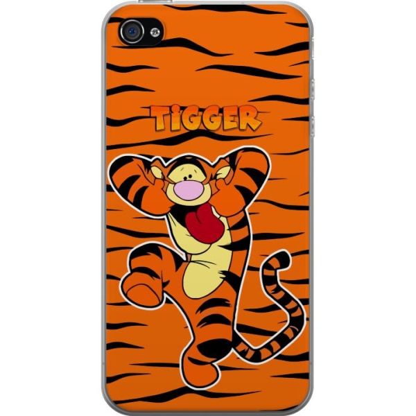 Apple iPhone 4 Läpinäkyvä kuori Tiger