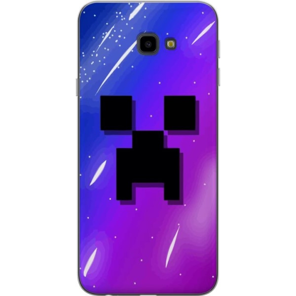 Samsung Galaxy J4+ Gennemsigtig cover Minecraft