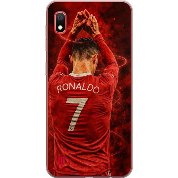 Samsung Galaxy A10 Genomskinligt Skal Ronaldo