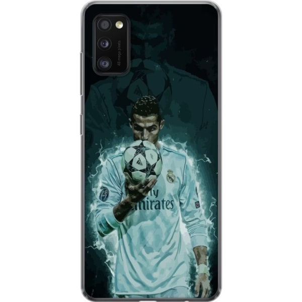 Samsung Galaxy A41 Genomskinligt Skal Ronaldo - 7