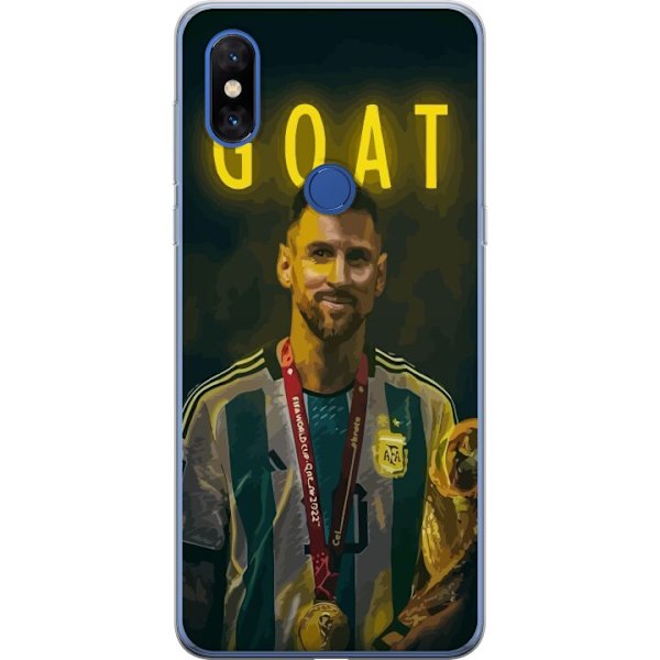 Xiaomi Mi Mix 3 Läpinäkyvä kuori Vuohi Messi