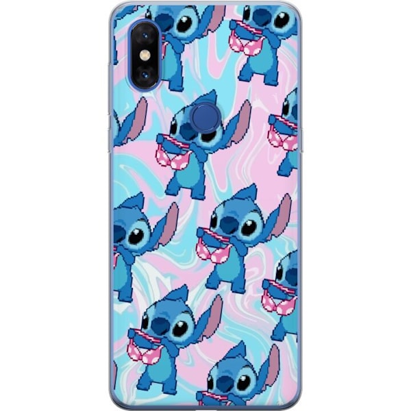 Xiaomi Mi Mix 3 Gennemsigtig cover Stitch Retro