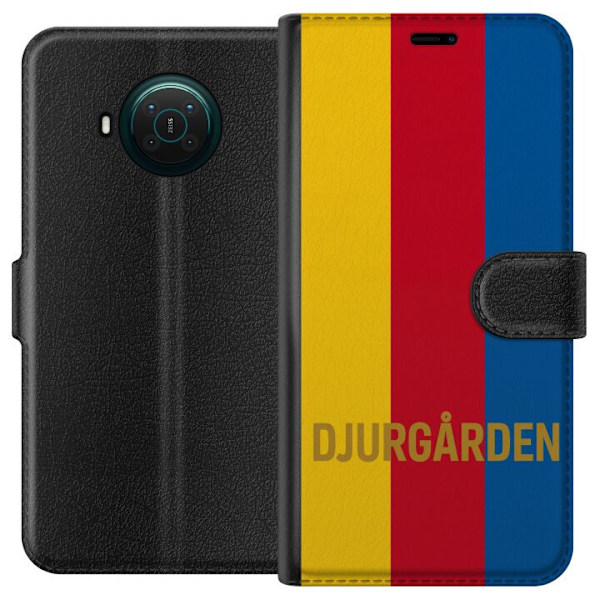Nokia X10 Tegnebogsetui Djurgården – fodbold