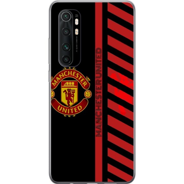 Xiaomi Mi Note 10 Lite Gjennomsiktig deksel Manchester United