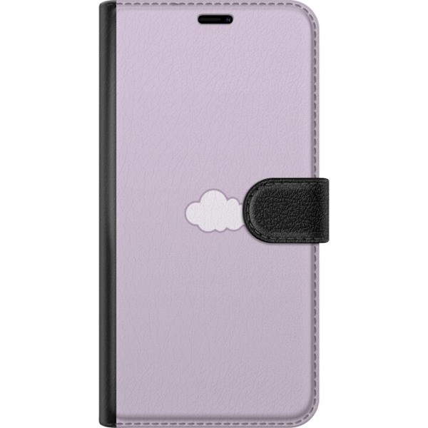 Samsung Galaxy S9 Tegnebogsetui Lilla Sky - minimalistisk sky på lilla baggrund