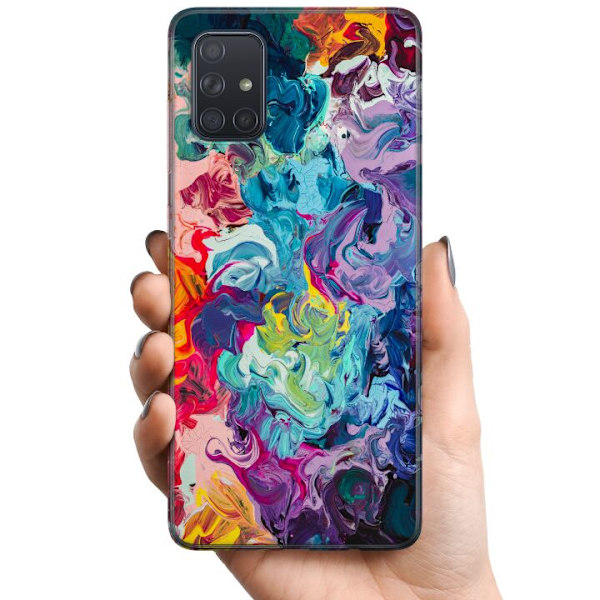 Samsung Galaxy A71 TPU Mobilskal Färg