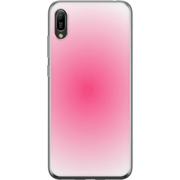 Huawei Y6 Pro (2019) Läpinäkyvä kuori Pinkki Pilvi