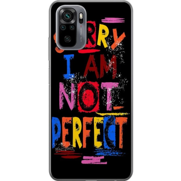 Xiaomi Redmi Note 10S Gennemsigtig cover Sorry