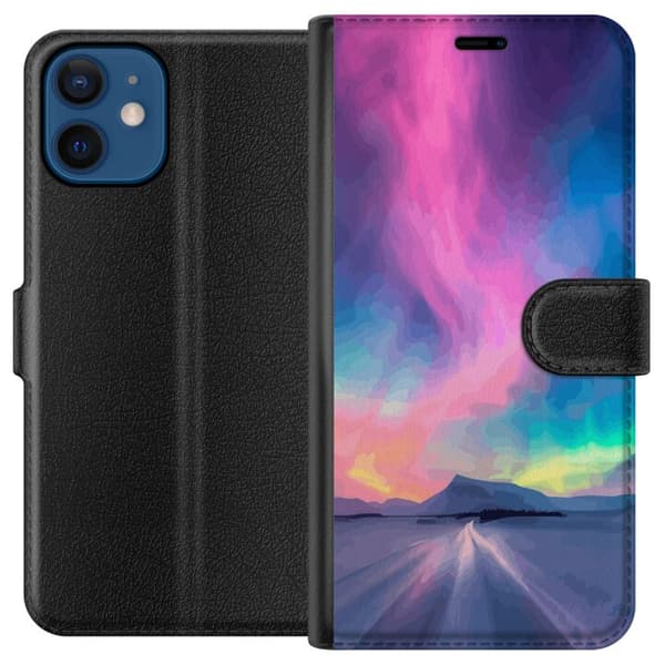 Yhteensopiva Lompakkokotelo Apple iPhone 12 Revontuli