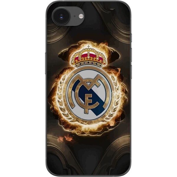 Apple iPhone 16e Genomskinligt Skal Real Madrid