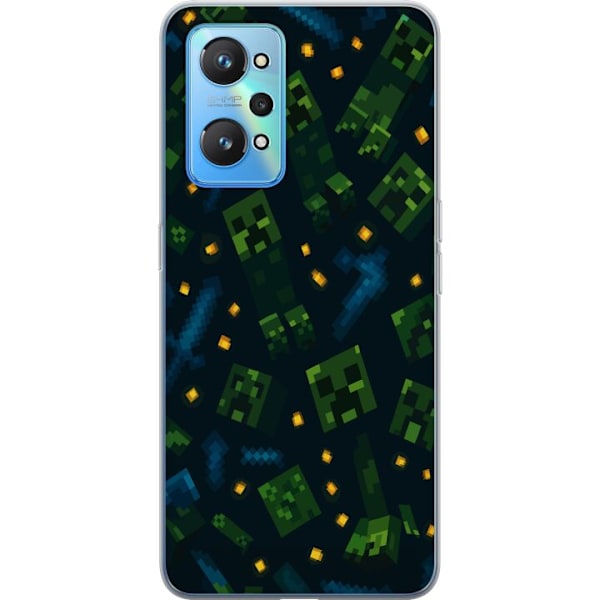 Realme GT Neo2 Genomskinligt Skal Minecraft Dungeons Mob