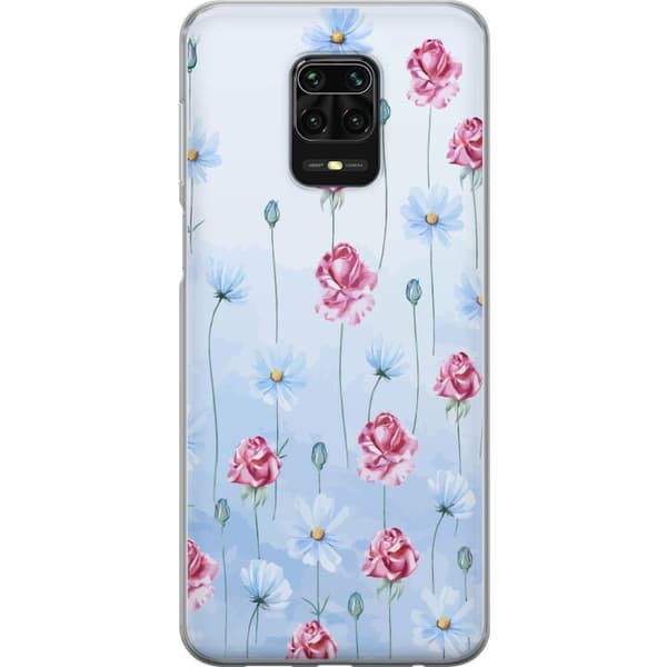 Kompatibel Mobilcover til Xiaomi Redmi Note 9S Kronbladsdrøm himmelblå