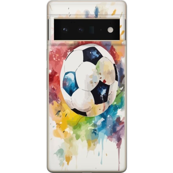 Google Pixel 6 Pro Genomskinligt Skal Fotboll