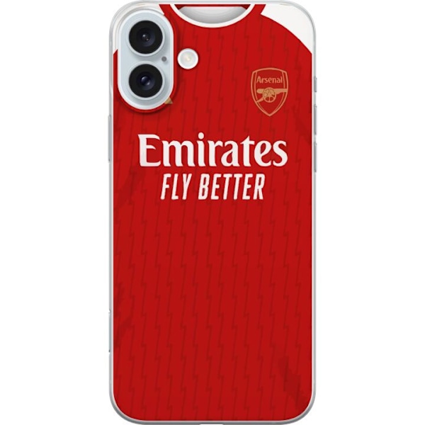 Apple iPhone 16 Plus Läpinäkyvä kuori Arsenal