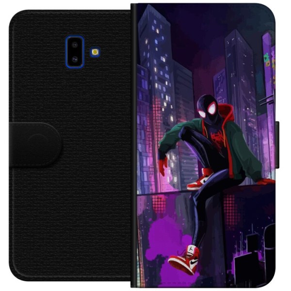 Samsung Galaxy J6+ Plånboksfodral Fortnite - Spider-Man
