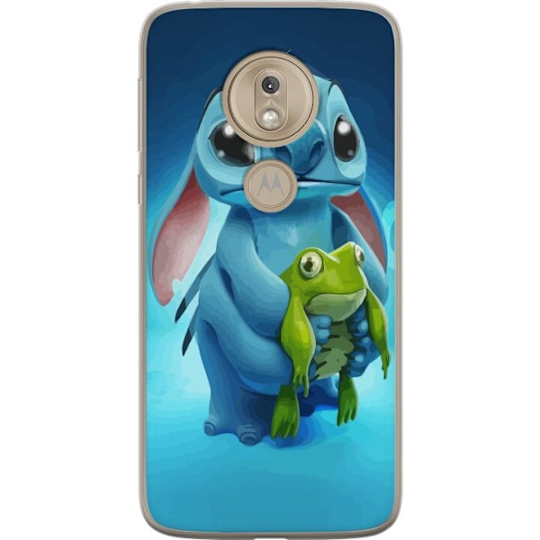 Motorola Moto G7 Play Genomskinligt Skal Stitch och grodan