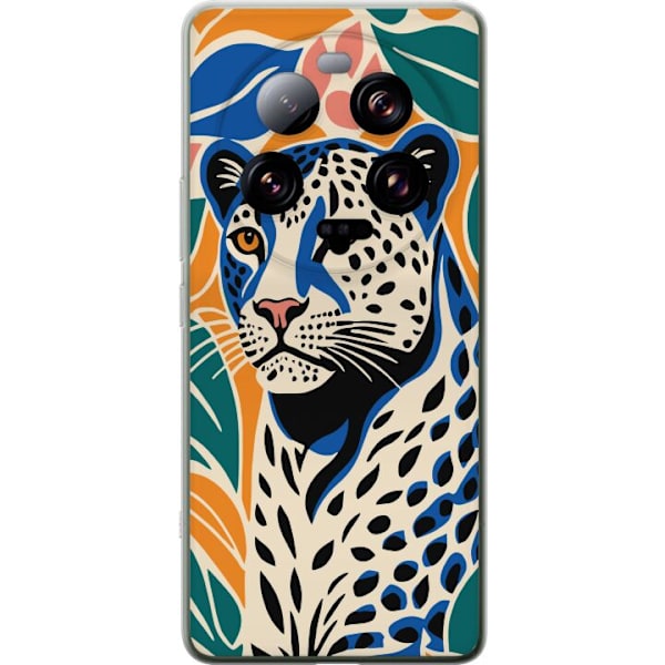 Xiaomi 13 Ultra Gjennomsiktig deksel Majestetisk Leopard