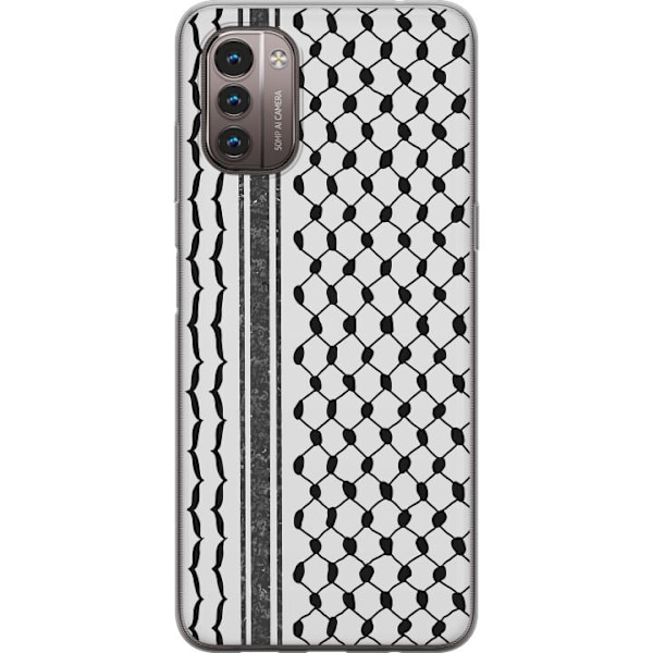 Nokia G21 Läpinäkyvä kuori Palestiinalainen kuvio - perinte