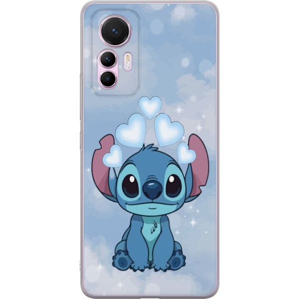 Xiaomi 12 Lite Gjennomsiktig deksel Stitch Hoppande Gled - Mor