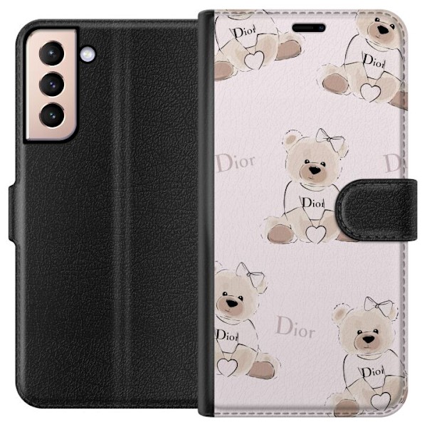Samsung Galaxy S21 Tegnebogsetui Teddy Dior Vibes - luksuriøs