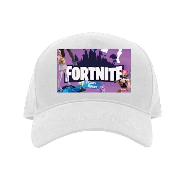 Kasket til Voksen | Klassisk Justerbar Kasket Fortnite hvid Voksen