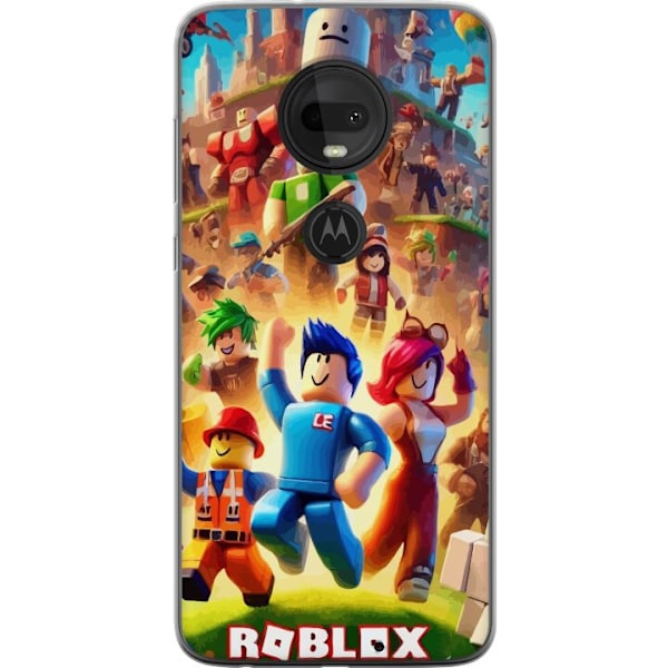 Motorola Moto G7 Gennemsigtig cover Roblox