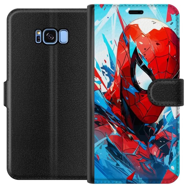 Kompatibelt Plånboksfodral till Samsung Galaxy S8 Spiderman