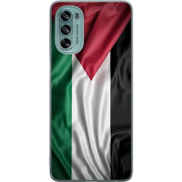 Motorola Moto G62 5G Gjennomsiktig deksel Palestinaflagget –