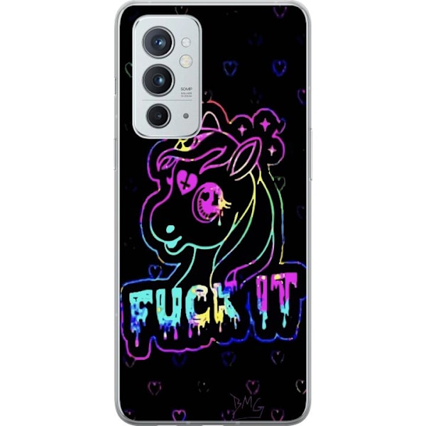 OnePlus 9RT 5G Gennemsigtig cover Fuck it Unicorn