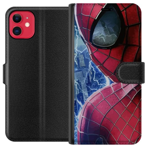 Kompatibelt Plånboksfodral till Apple iPhone 11 Spiderman